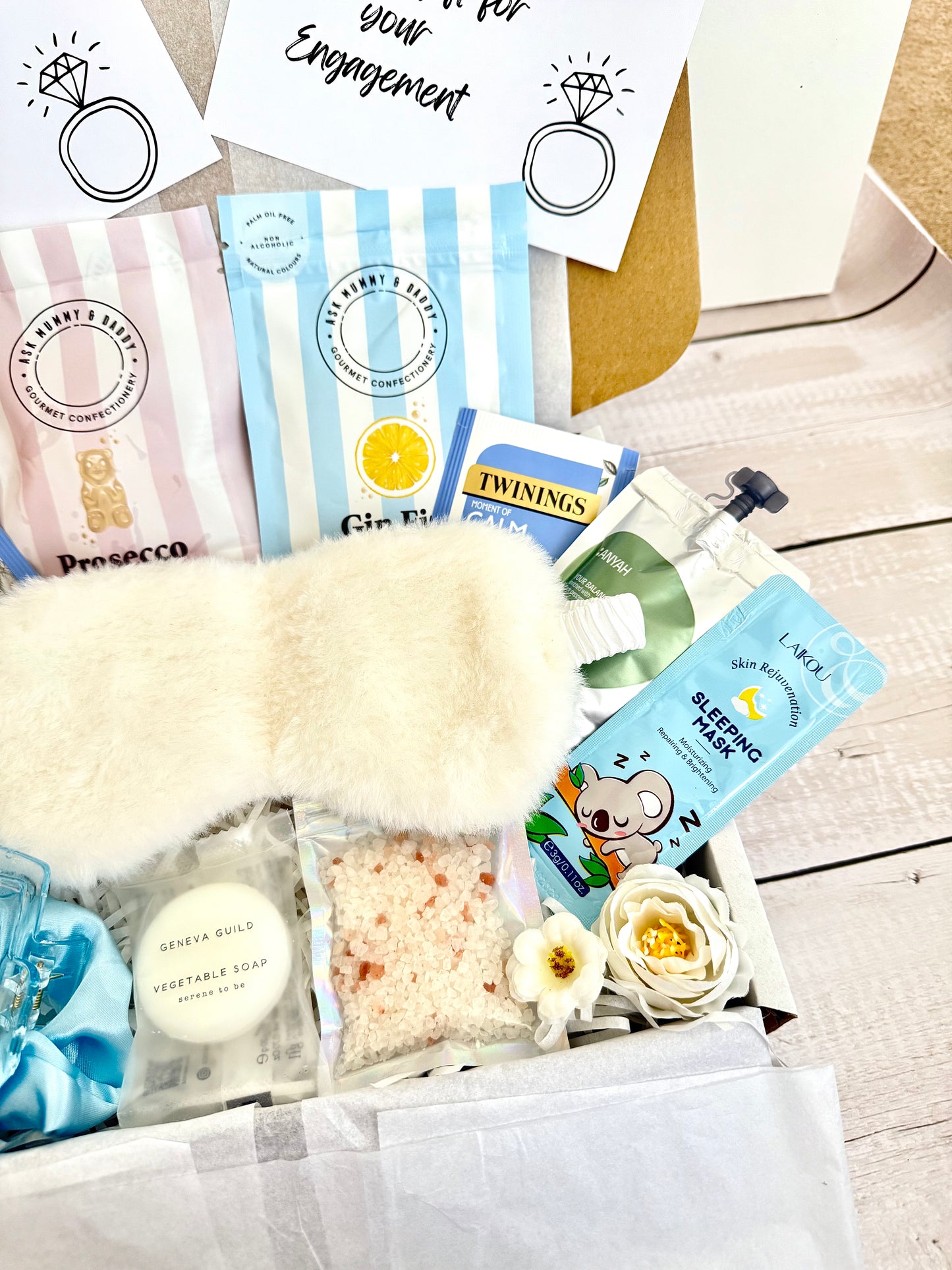 Luxury 'Something Blue' Engagement Pamper Box
