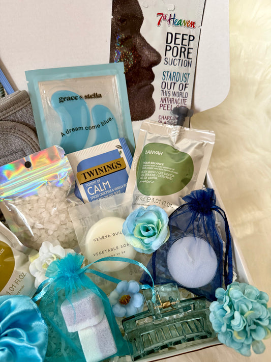 Blue Spa Pamper Gift Box