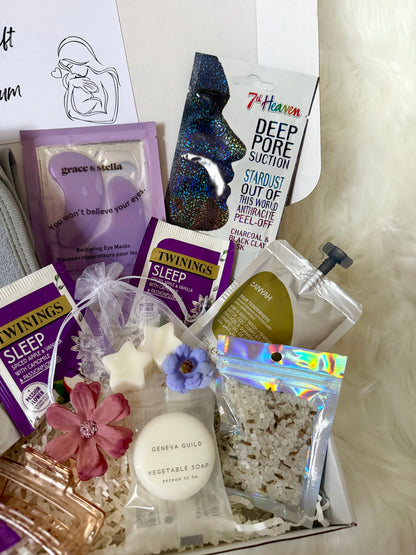 Purple New Mum/ Mummy-to-be Spa Pamper Gift Box