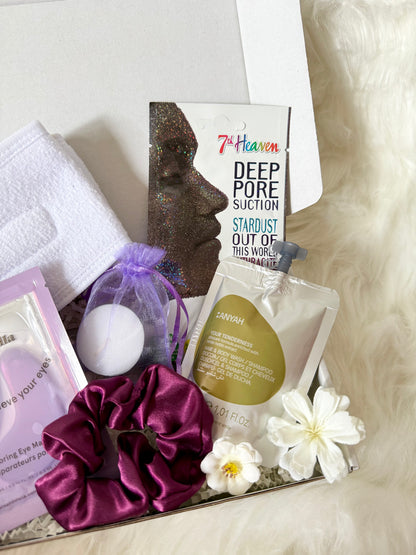 Purple Thank you Spa Pamper Gift Box