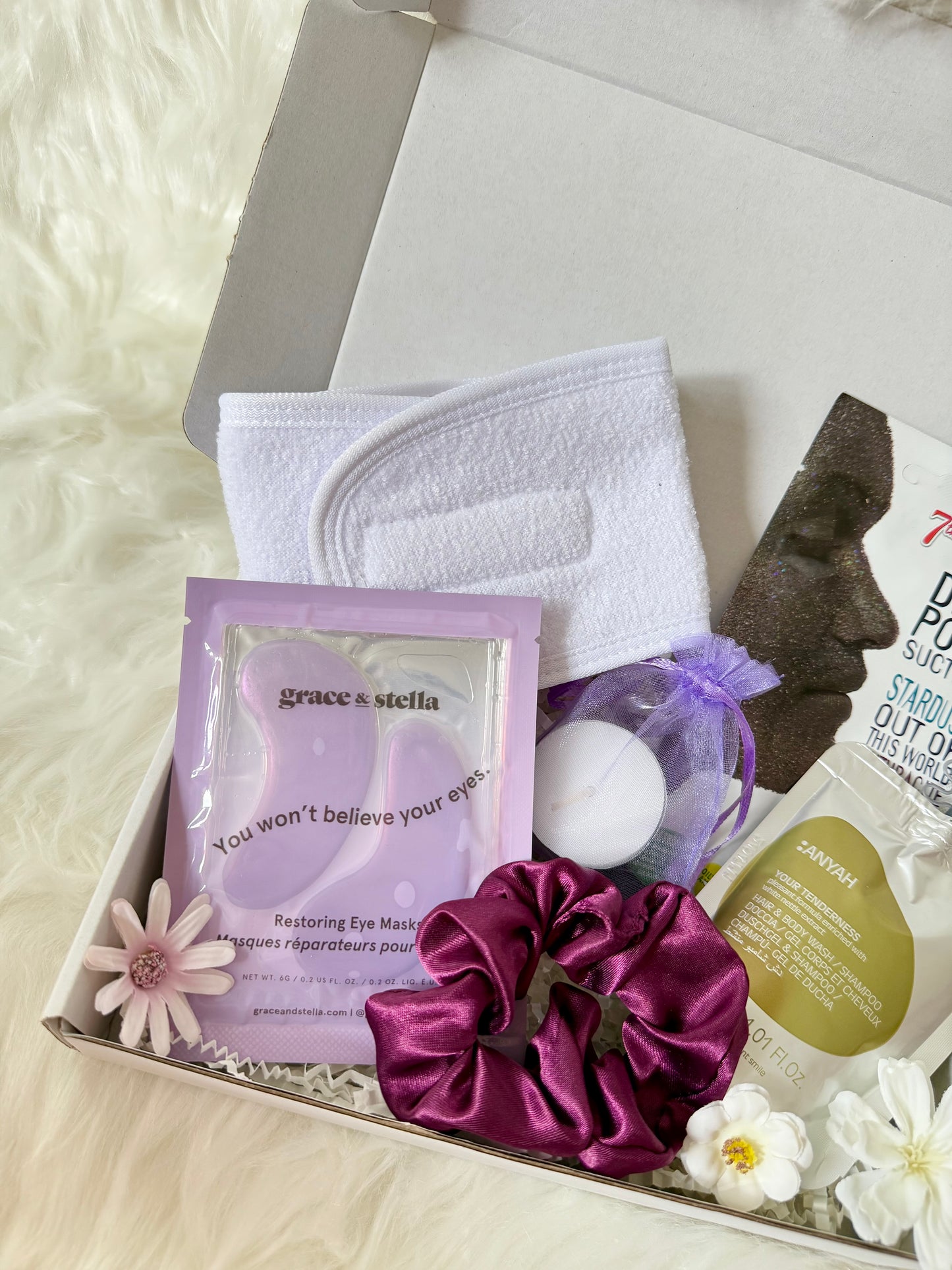 Purple Thank you Spa Pamper Gift Box