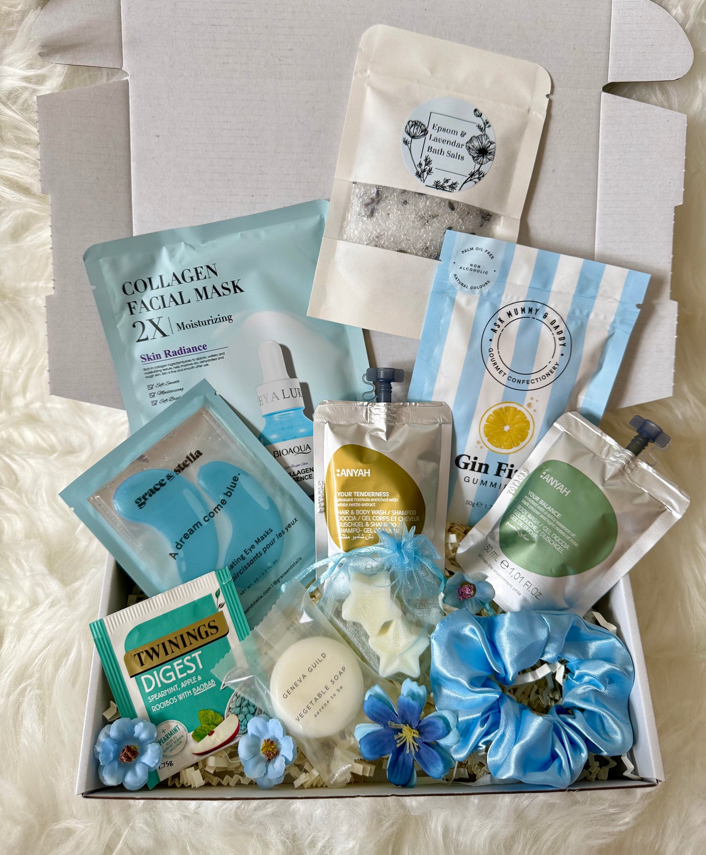 Blue Spa Pamper Gift Box