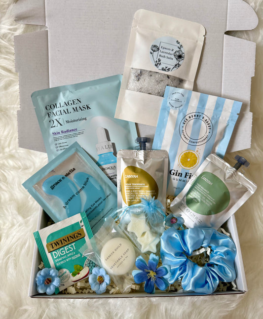 Blue Spa Pamper Gift Box