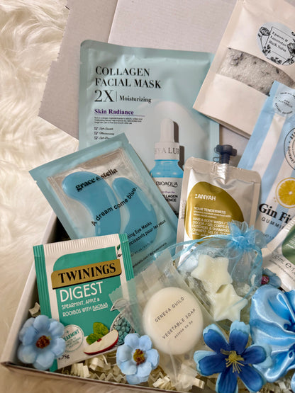Blue Spa Pamper Gift Box