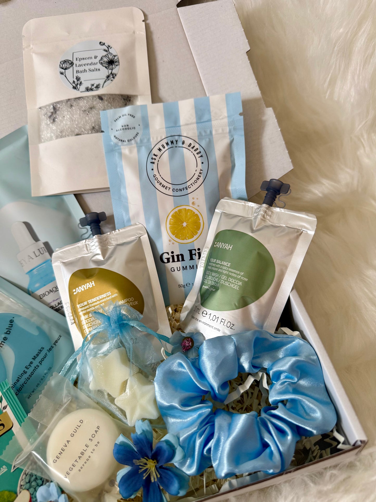 Blue Spa Pamper Gift Box