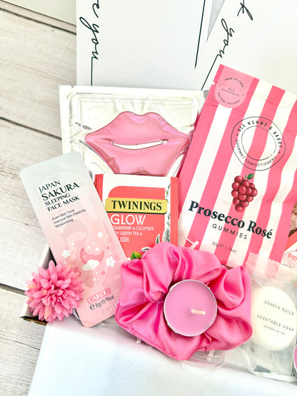 Glow like Rosé Letterbox Gift