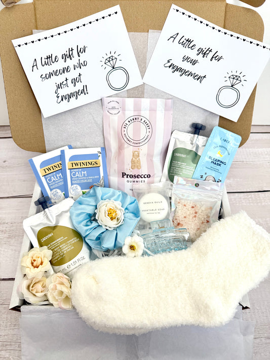 Large 'Something Blue'  Engagement Pamper Box