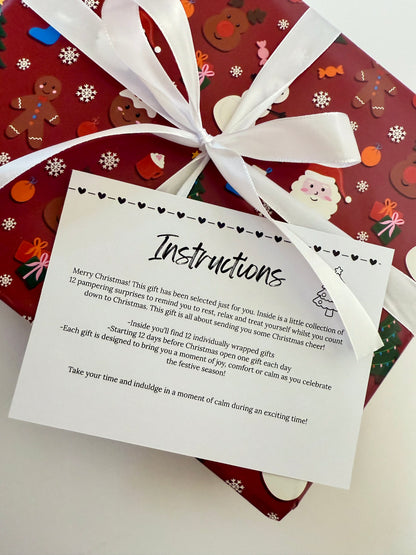 Limited Edition Red Pamper Beauty 12 Day Christmas Advent Calendar (Only 5 available)