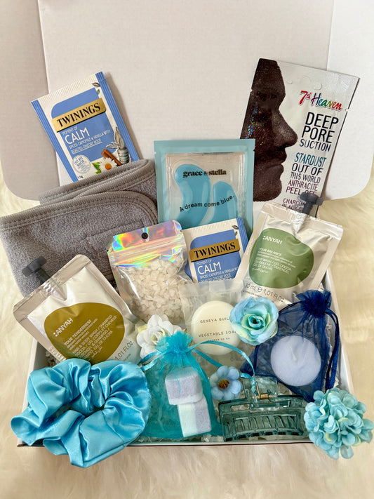 Blue Spa Pamper Gift Box