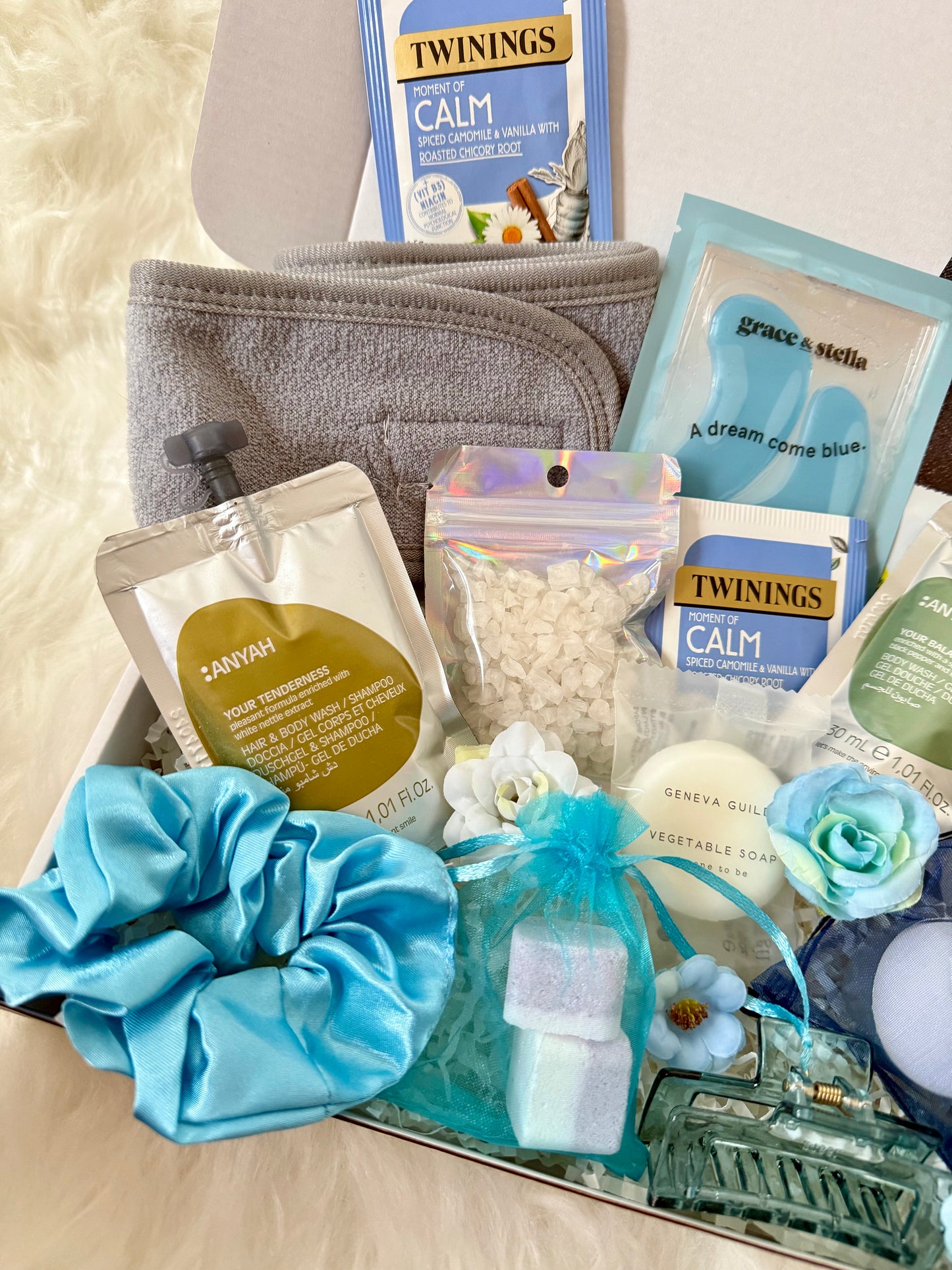 Blue Spa Pamper Gift Box