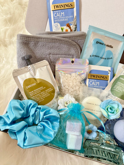 Blue Spa Pamper Gift Box