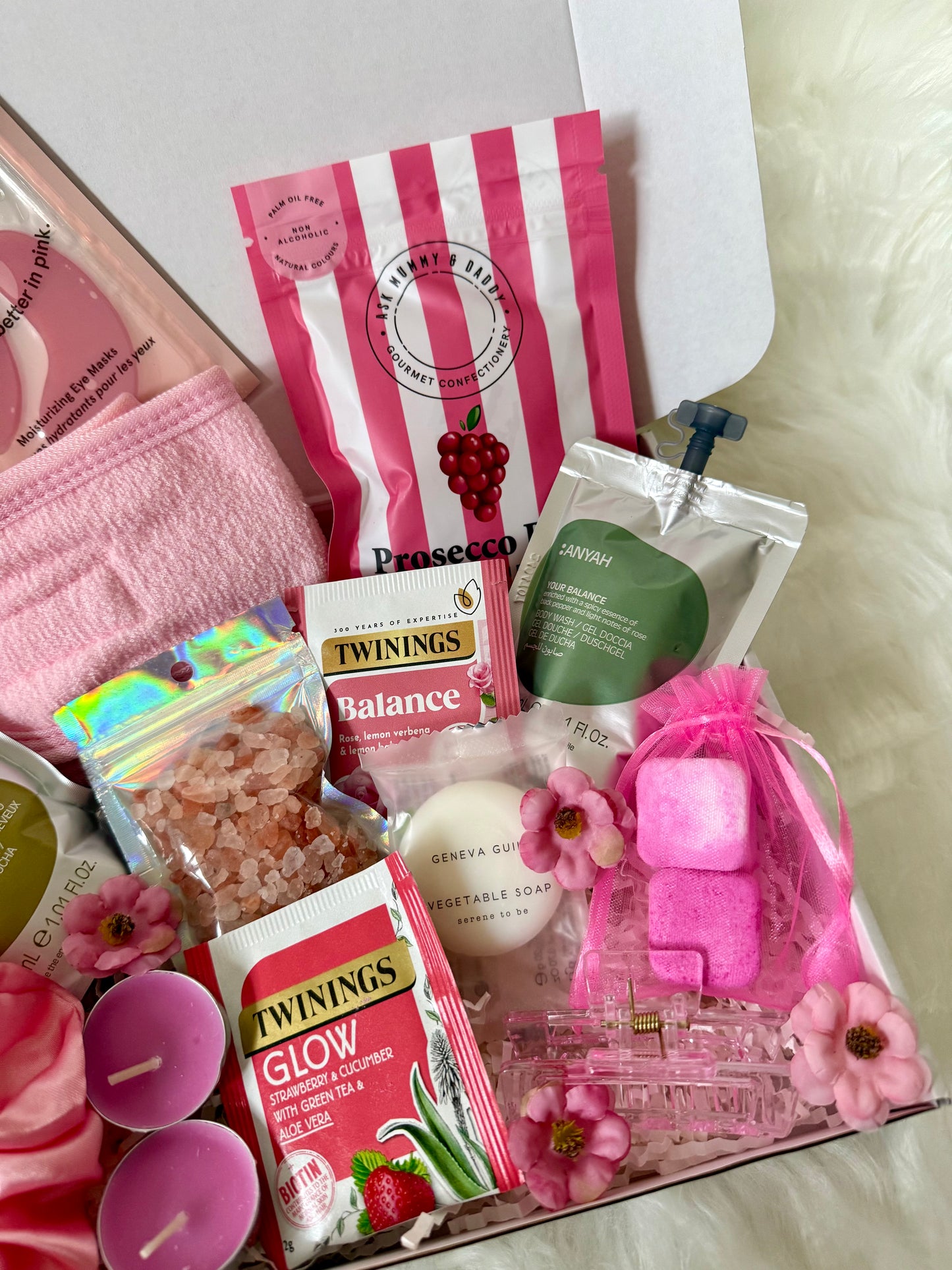 Pink Spa Pamper Gift Box